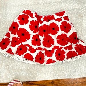 Girl’s floral skort